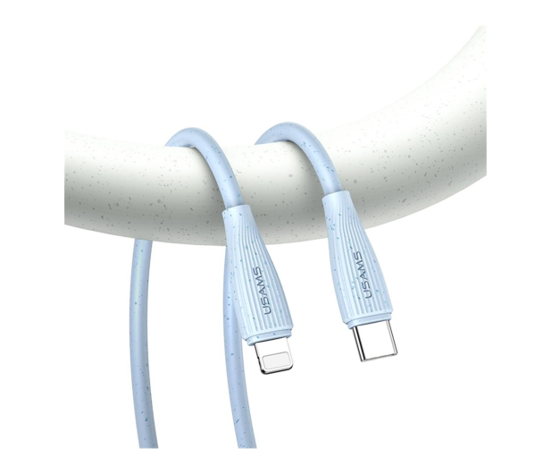 USAMS Kabel 30W USB-C do Lightning 1m różowy - 1569146 - zdjęcie 8